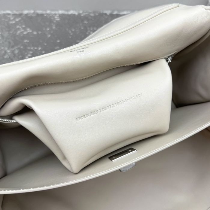Geanta Balenciaga Rodeo crem, tip Premium