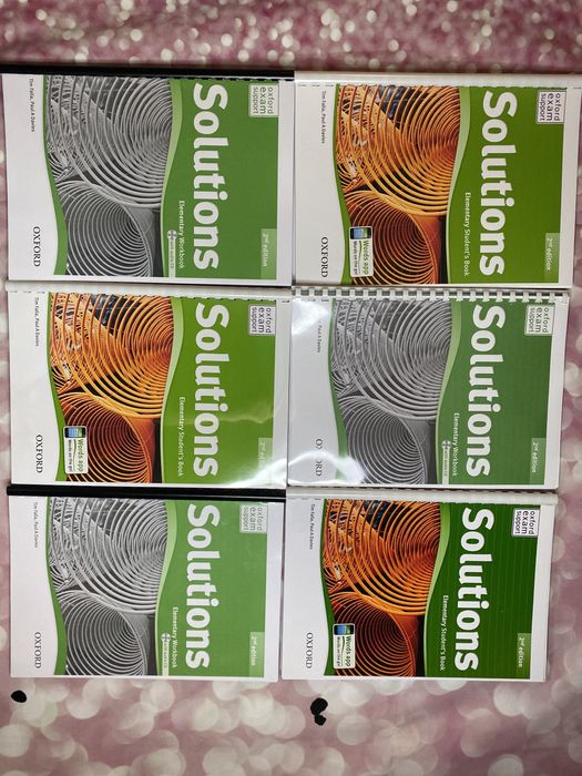 Solutions elementary, pre-intermediate, upper Солушнс английская книга