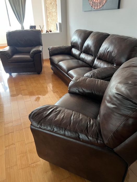 Vand canapea plus  fotolii piele mobexpert