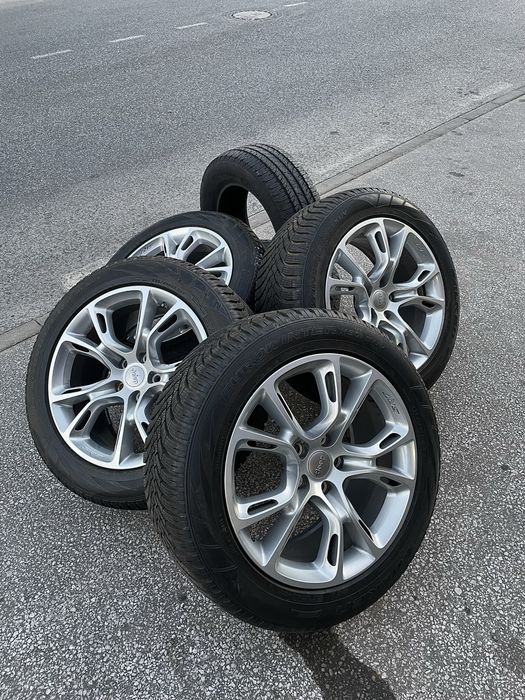 4 броя оригинални джанти SRT за Grand Cherokee 5x127 20”с датчици и гуми 295 /45 20 9mm !