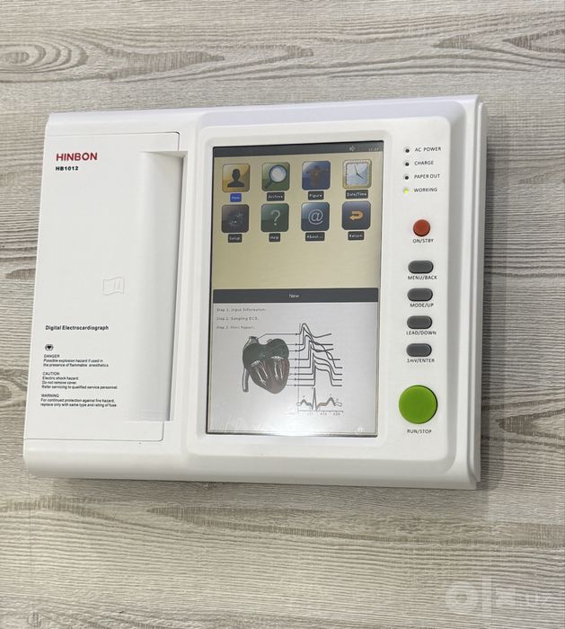 ЭКГ ekg 12 канал Hinbon HB1012