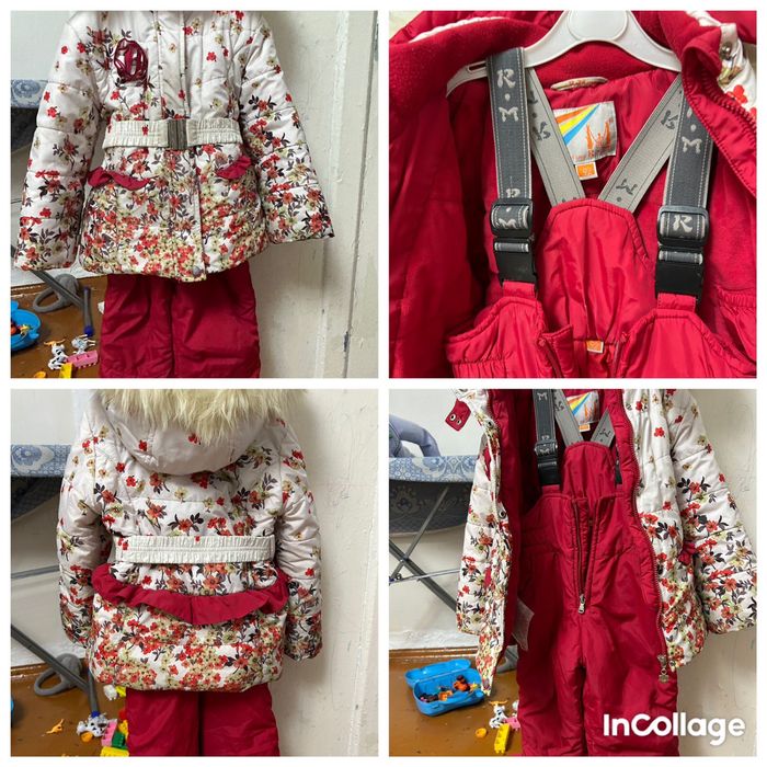 Детские куртки для девочек 4-5лет