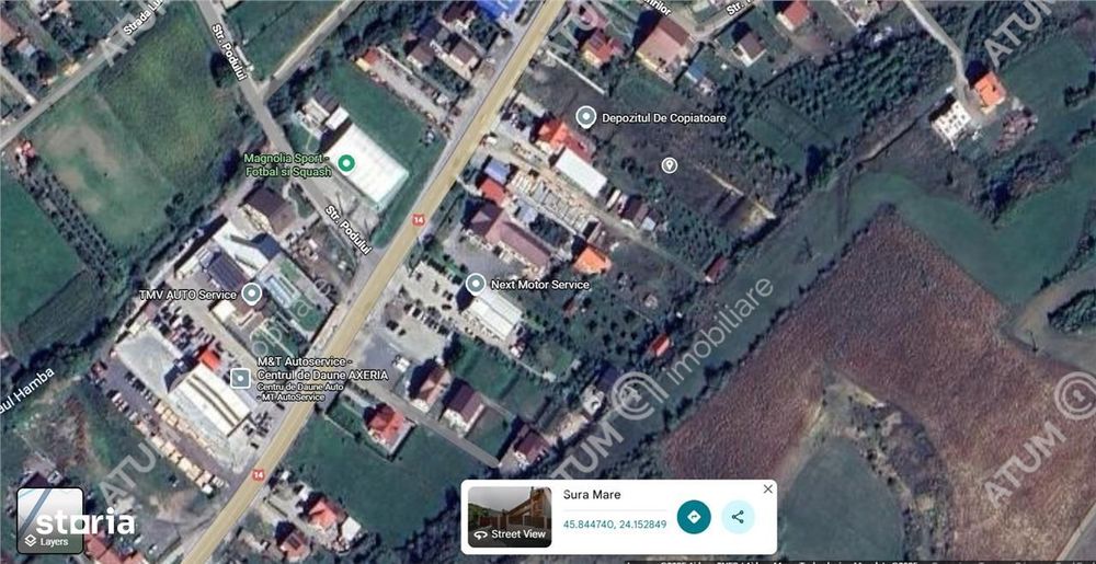 Teren intravilan de 3220 mp cu PUZ aprobat si utilitati in Sura Mare