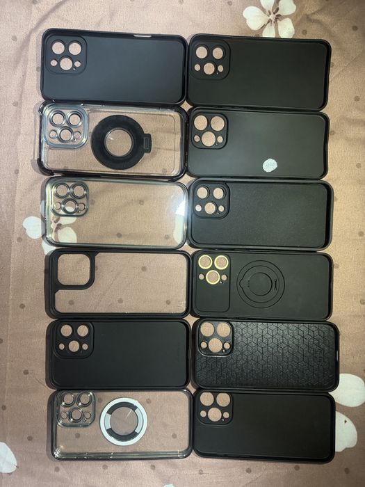 Huse Iphone 15 Pro Max set de 12 bucati