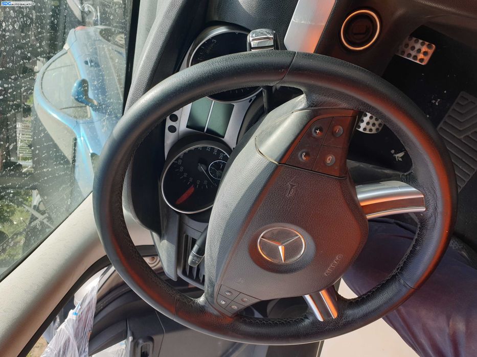 Volan Piele 4 Spite cu Comenzi FARA Airbag Mercedes Clasa R Class V251 W251 2005 - 2010 [K6750]