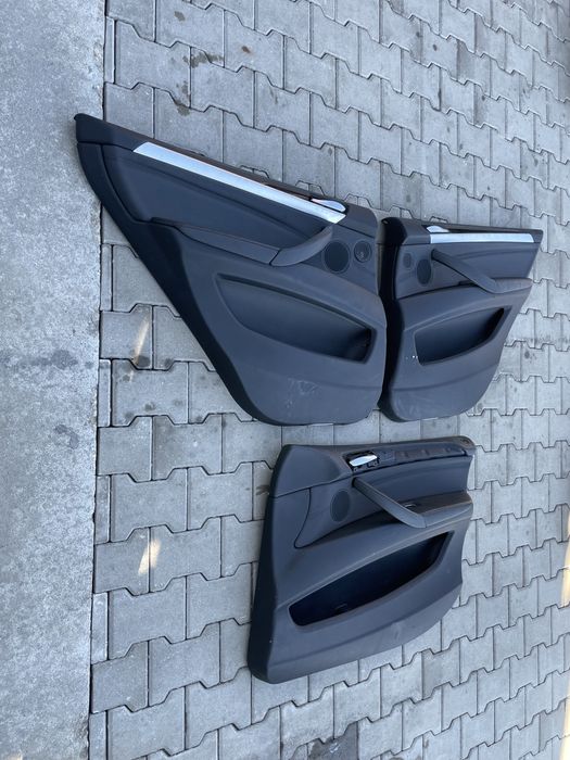 Кожен салон за BMW/бмв/Х6/Е71/подгрев/памет/ел/перфе. състояние черен