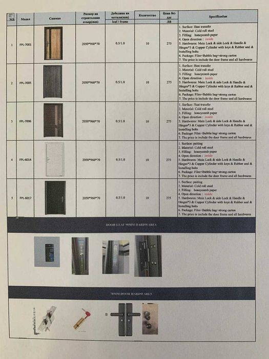 Евтини метални врати