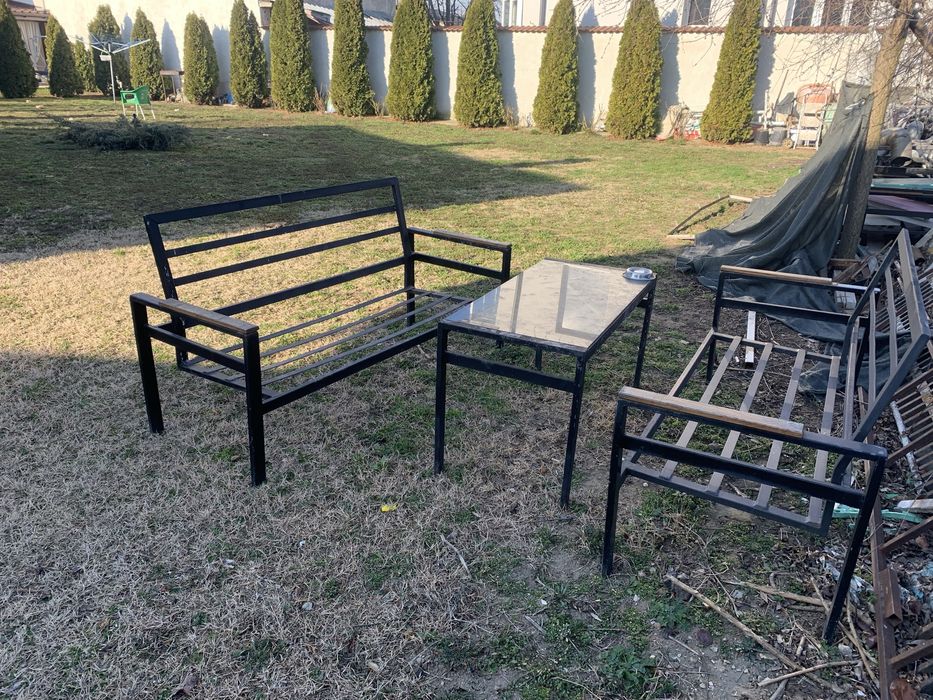 Vand set mobilier terasa/gradina 1250 lei