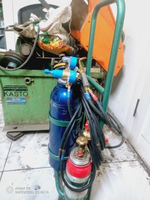 Газосварочный пост на тележке