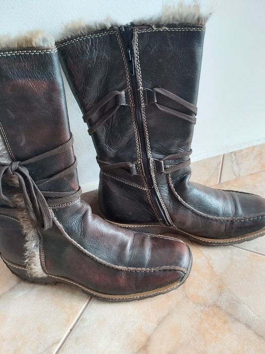 Cizme piele femei