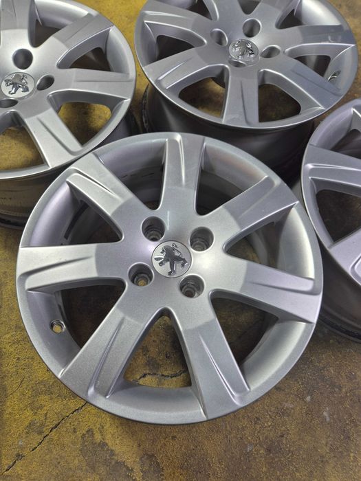 4 Jante Aliaj 4x108 16'' OEM Peugeot 2008 308 Citroen C4 C3 Aircross