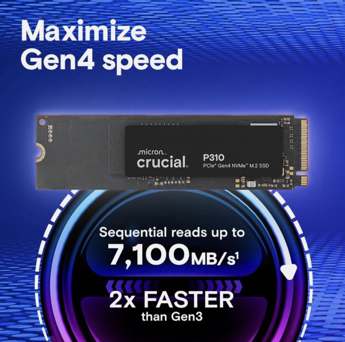 Crucial P310 2TB M.2 NVMe SSD PCIe Gen4