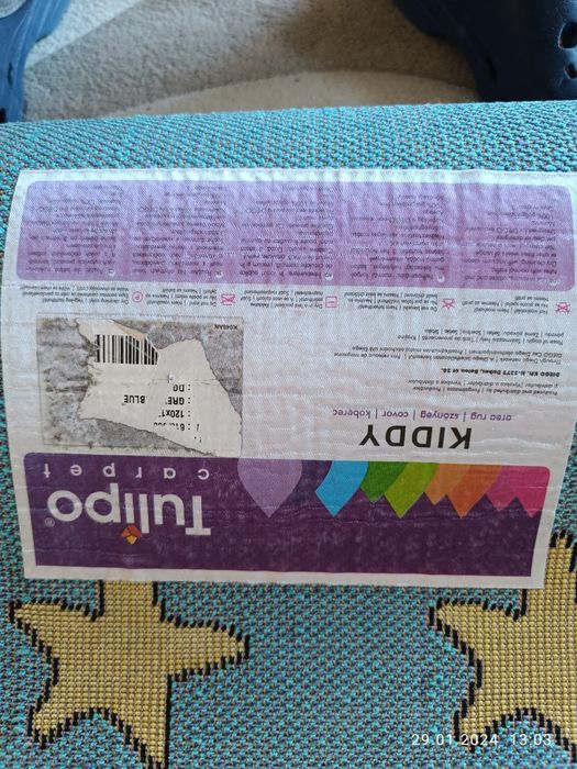 Covor Tulipo120x170, pt camera de copii cu desen pirați