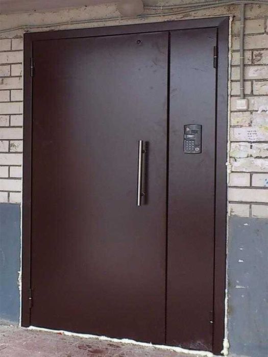 Металлические Железные Наружные Входные Подъездные Двери. Ворота
