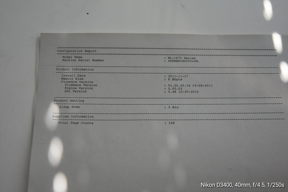 Продавам лазерен принтер Самсунг