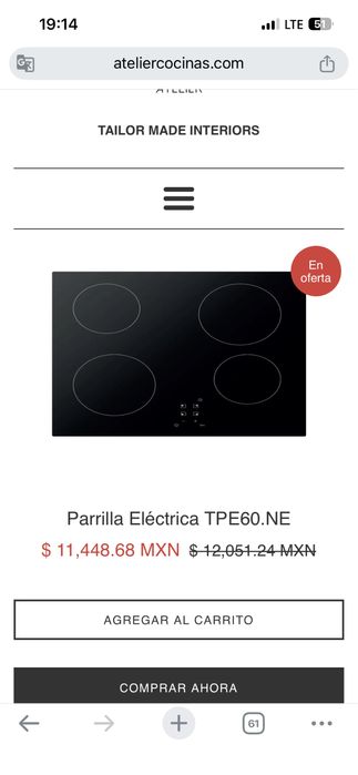 Plita electrica ceramica tecnolam