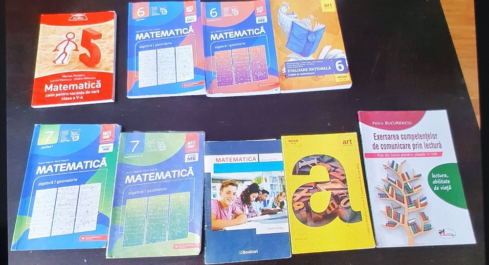Vând culegeri, auxiliare și manuale utile- ciclul primar și gimnazial