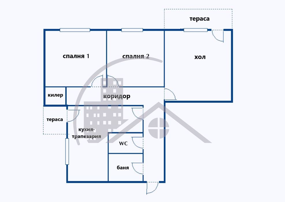 Продава се Четиристаен апартамент в Варна, Кайсиева градина - 86 кв.м за 860 €/кв.м - Снимка #2