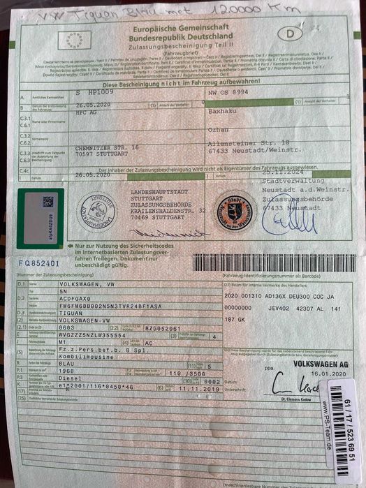 Vind WV Tiguan model cu tehnologie avansata IQdrive