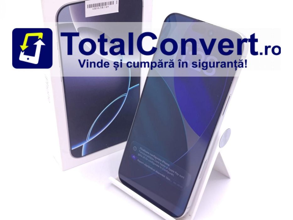 Apple iPhone 16 Pro Max 256GB White, Garantie 24 luni | #D89638