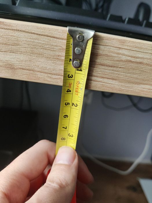 Плот за бюро 110x70 см светъл цвят