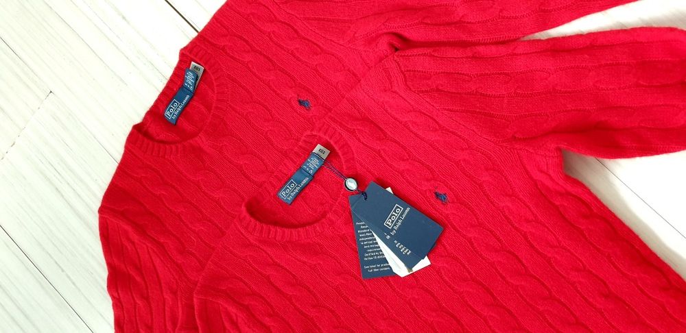 POLO Ralph Lauren Cable Wool  Knit  S  НОВО ОРИГИНАЛ 2броя  Дамски Пул