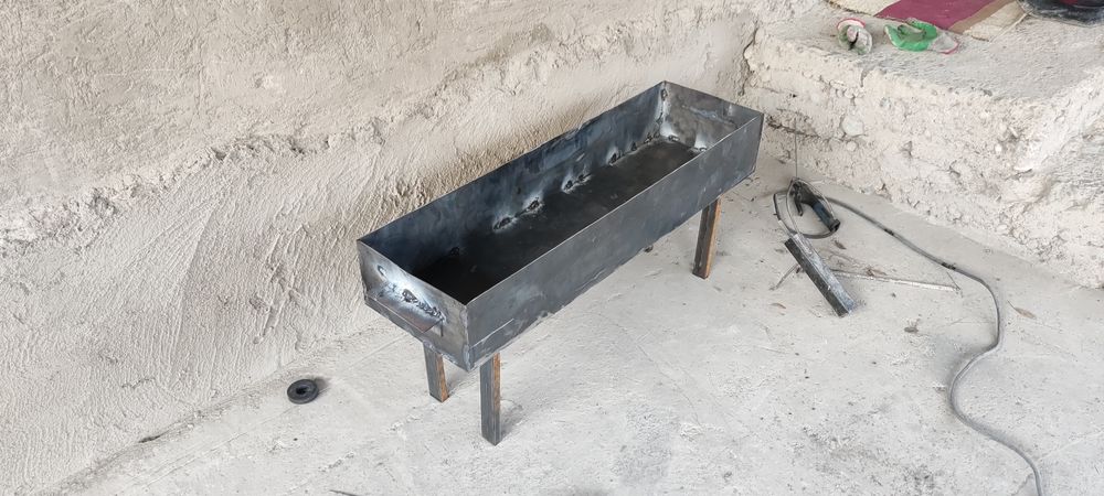 Мангал 1метр лист двойка