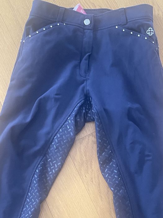 Pantaloni echitatie copii, full grip!