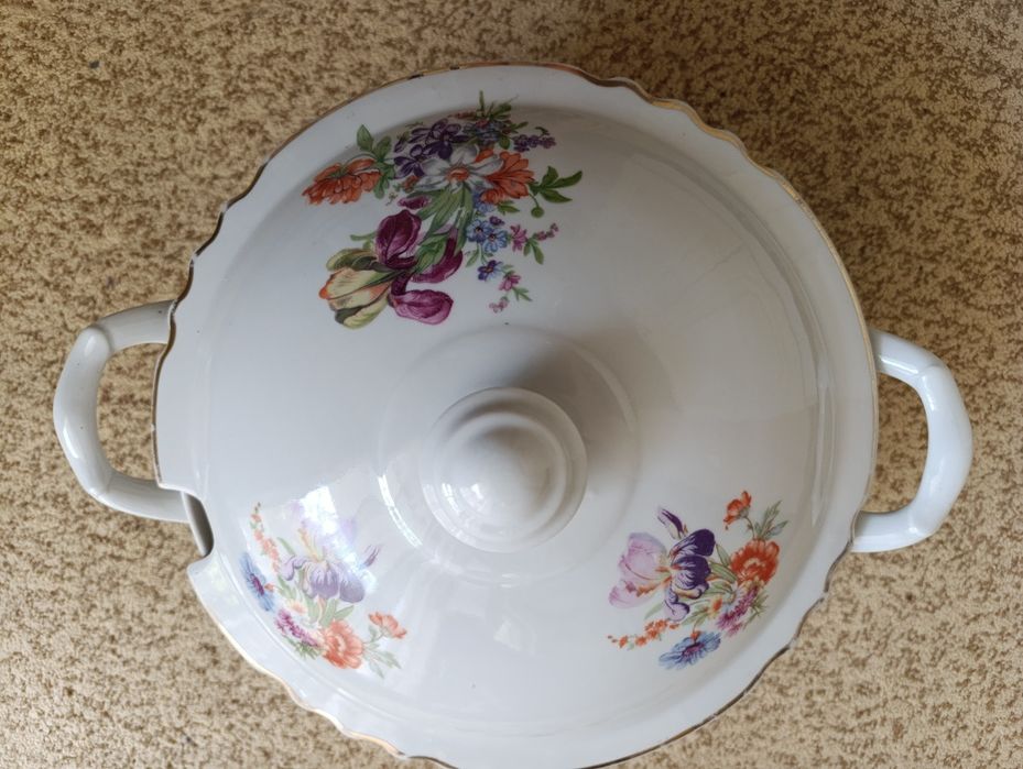 Супница.Дулево. Мейсенский букет