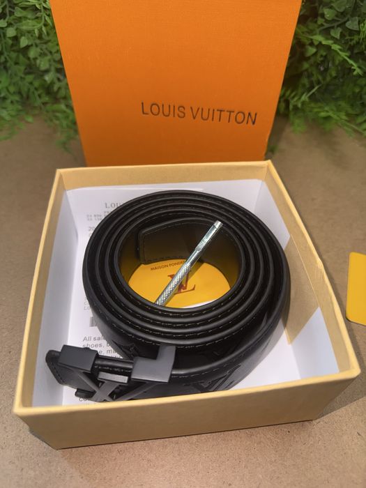 Curea Premium Stil LV  Full Box Black– Design Elegant | 125 CM