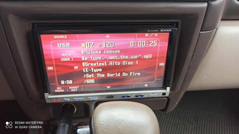 Магнитофон 2Din, JVC оригинал