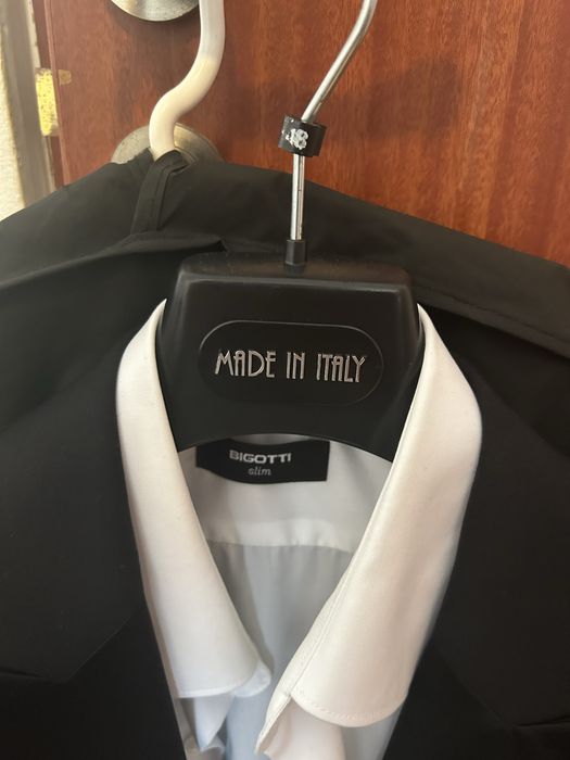 Costum Bigotti Negru Ceremonie Made in Italy