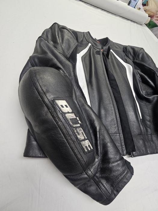 Geaca moto din piele BUSE XL