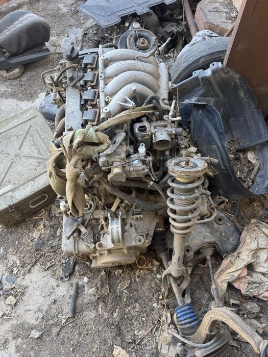 Матор каробка с ходовыми