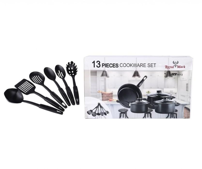 Намаление! Комплект съдове за готвене 13 части Тенджери