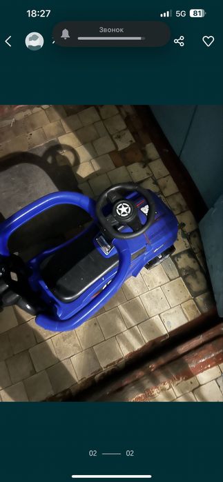 Толокар с ручкой 3000