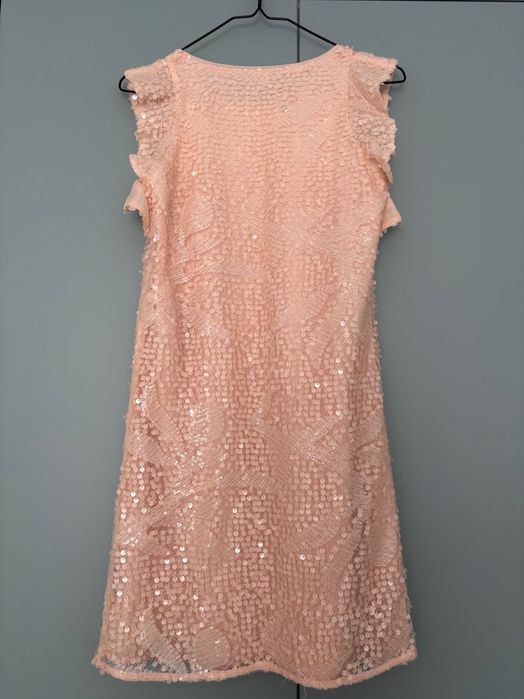 Rochie Motivi culoare somon