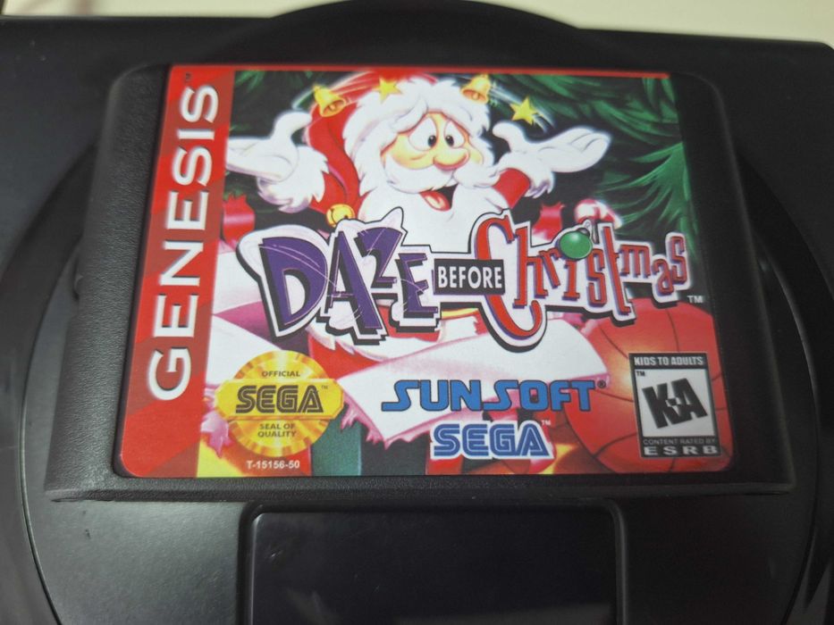 Daze before Christmas caseta discheta clasica Sega Mega Drive Genesis