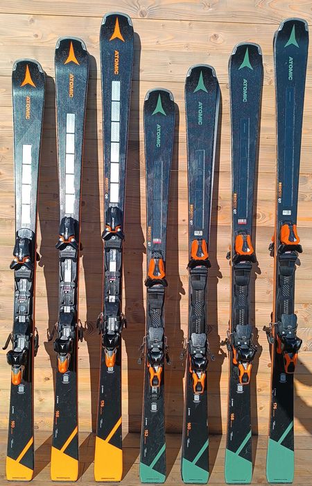 Schi, ski, schiuri second hand Atomic Redster negru Q7 si Q9 Revoshock