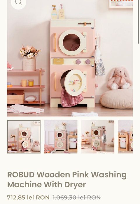 Jucărie mașină de spălat rufe Robud