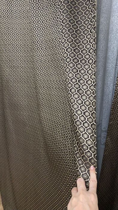 Шторы + подарок (кухонное полотенце)