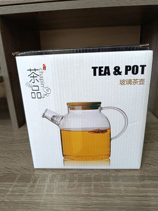 Новый стеклянный чайник