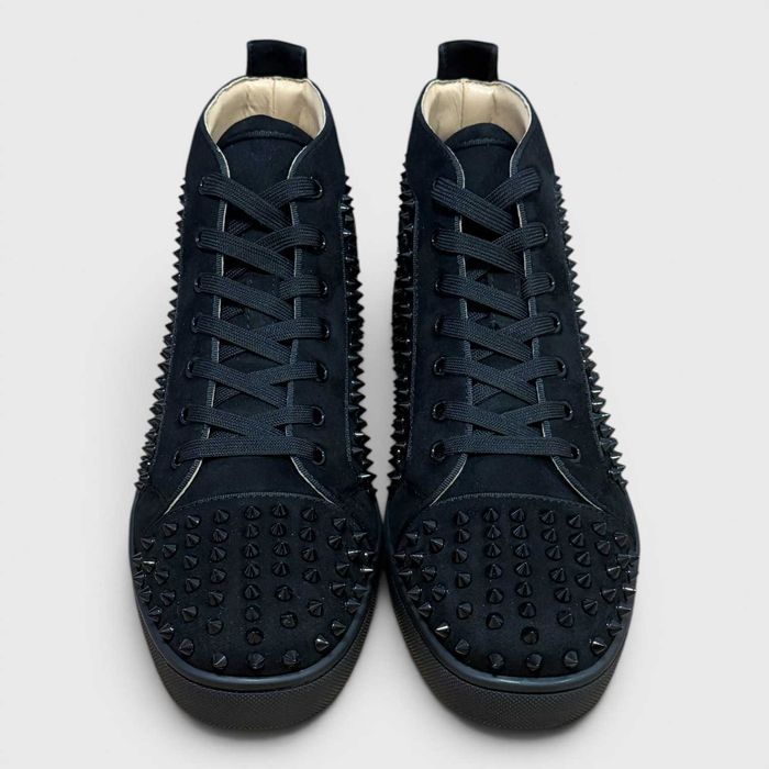 Christian Louboutin High Top Spike Sneakers – Negri – Mărimea 43