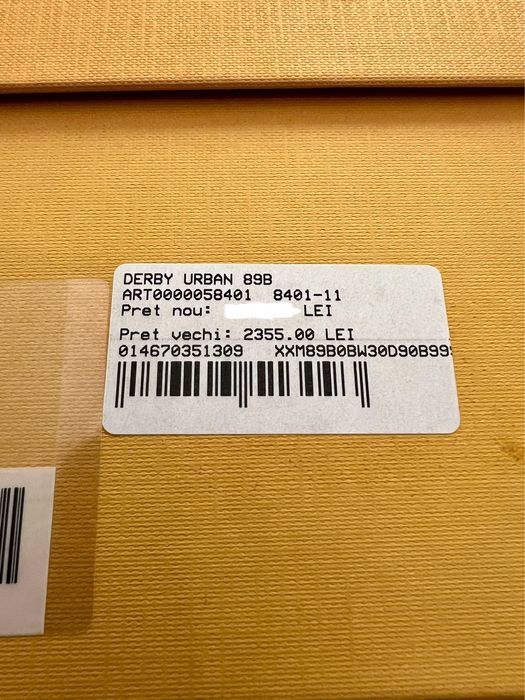 Pantofi piele smart casual TOD’S (NOI) - masura 45