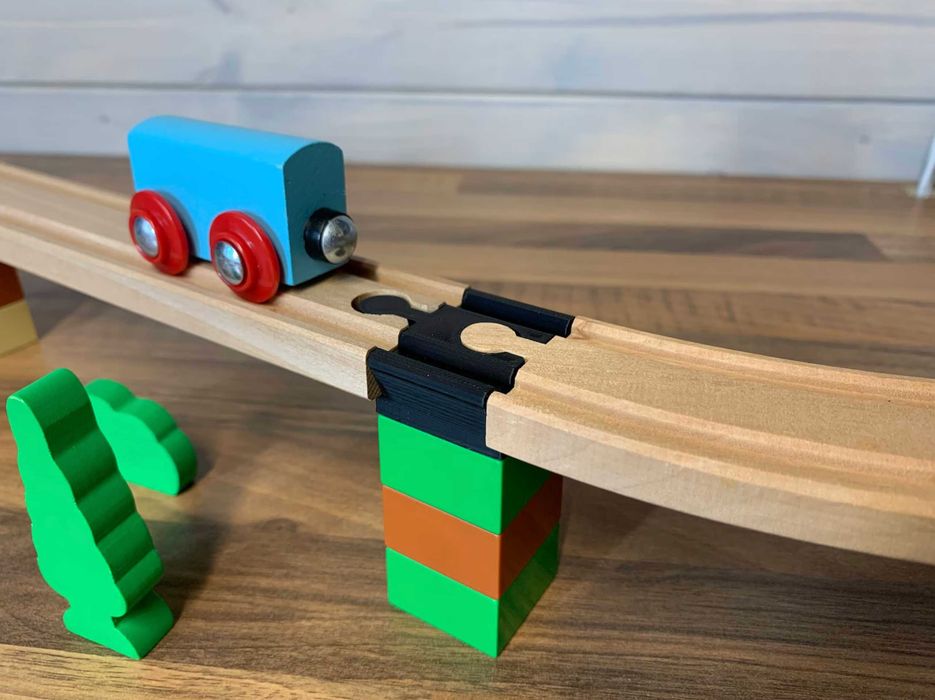 Свързващи части между Duplo и Brio/Ikea релси - 10бр.