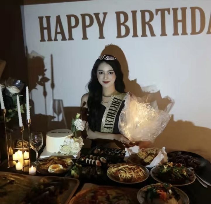 Лента+корона для день рождения