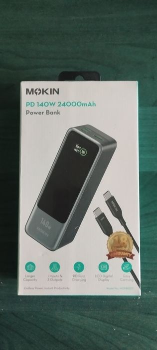 Baterie externă Mokin PD 140W 24000mAh