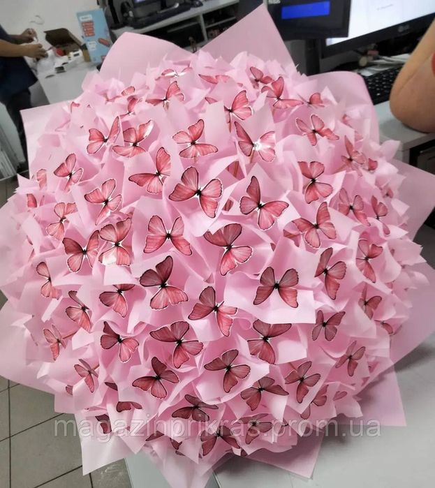 Букеты из бабочек