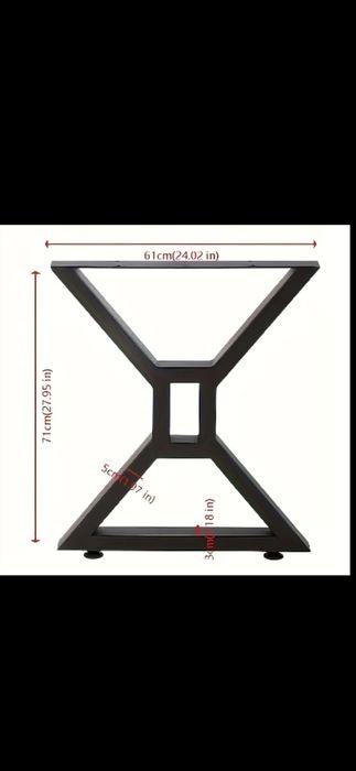 Picioare masă,  metalice, model deosebit!