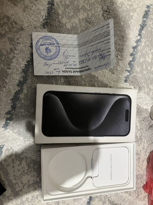Iphone 15 pro, только коробка